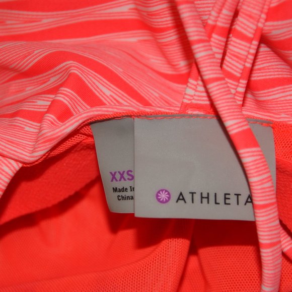 126 ATHLETA Orange Ariel Venice Swim Dress sz XXS - Picture 6 of 8